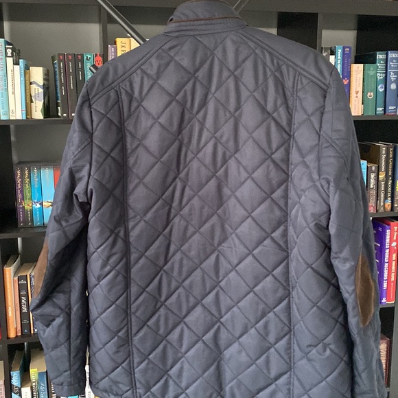 Johnston and Murphy Puffer Jacket | Bomber | Blue | Large | All Season - Picture 8 of 8